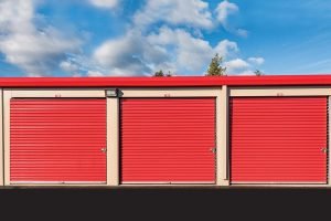 multiple TracRite garage doors