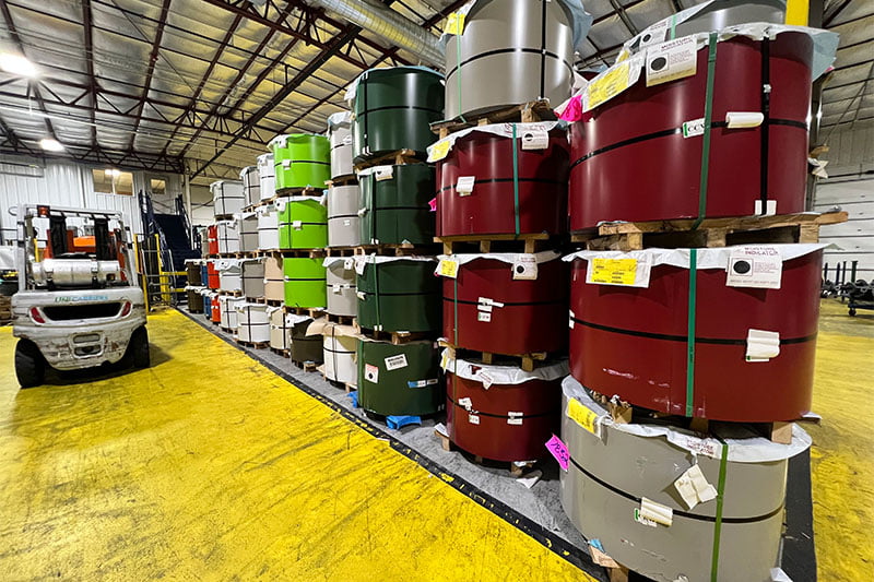 materials for roll up doors on spools